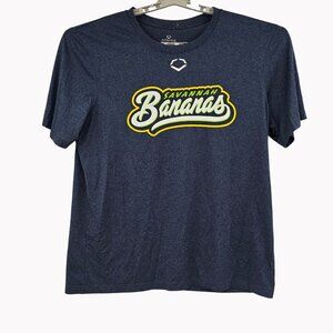 EvoShield Savannah Bananas Mens XL Navy Heather Athletic T Shirt